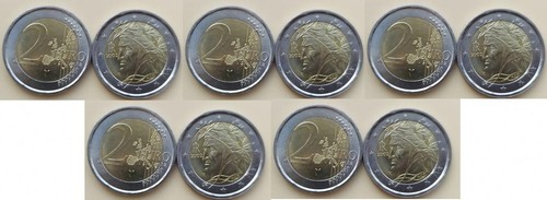 Italy pcs 2 euro 2002 - italy, х